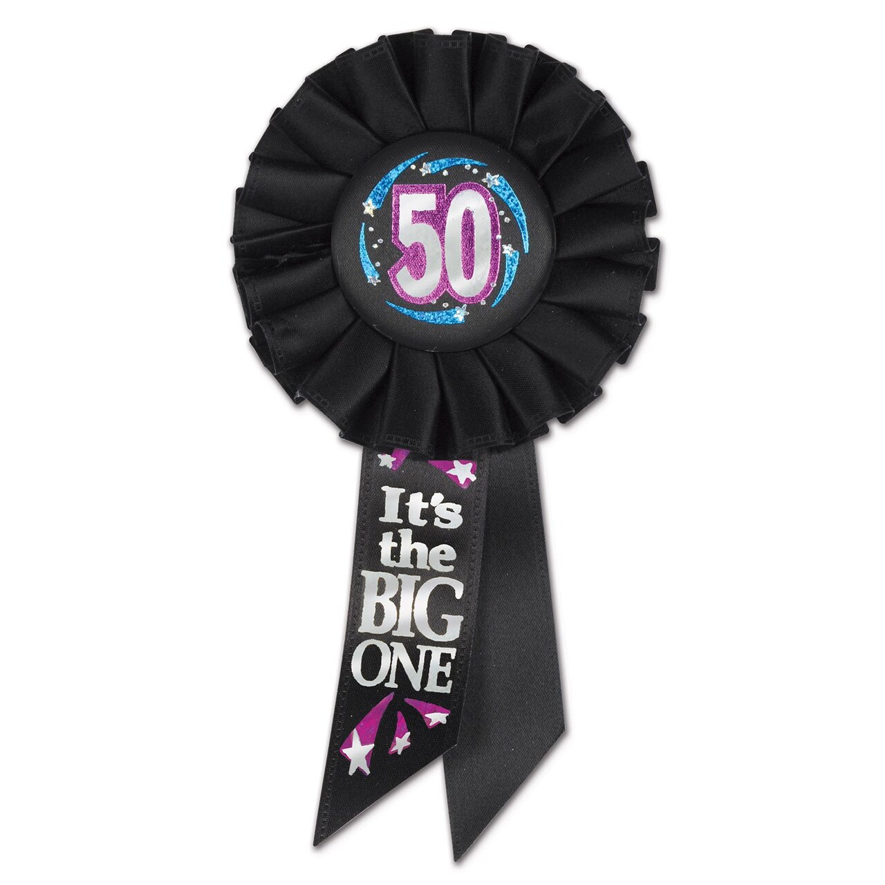 50 It&#x27;s The Big One Rosette (Pack of 6)